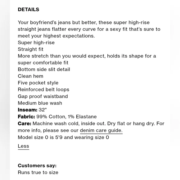 Good American Good Boy Split Hem - Picture 12 of 13